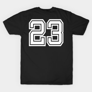 Numbers 23 for a sports team, group, or community T-Shirt